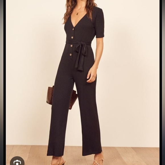 Reformation Camille Knit Jumpsuit - Picture 1 of 8